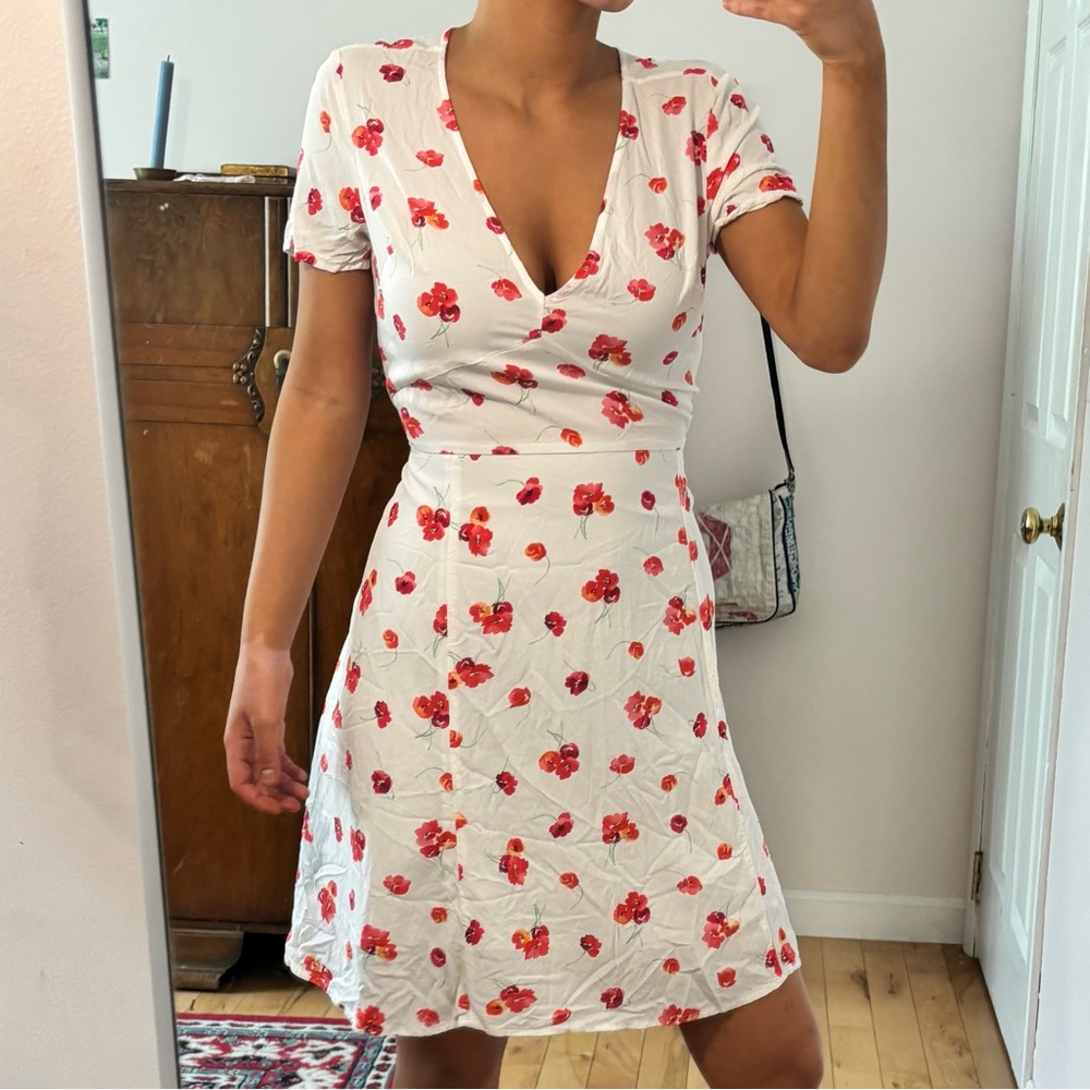 Floral V-Neck Dress